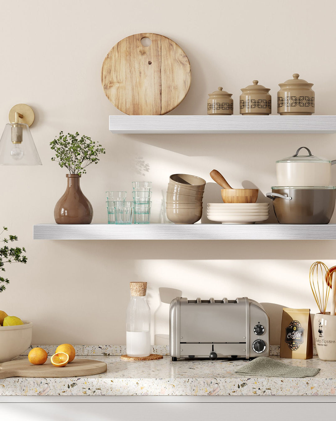 Floating Wall Shelf 20 x 80 x 3.8 cm