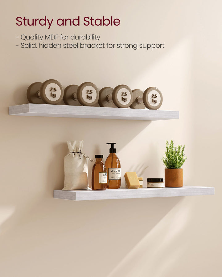 Floating Wall Shelf 20 x 80 x 3.8 cm