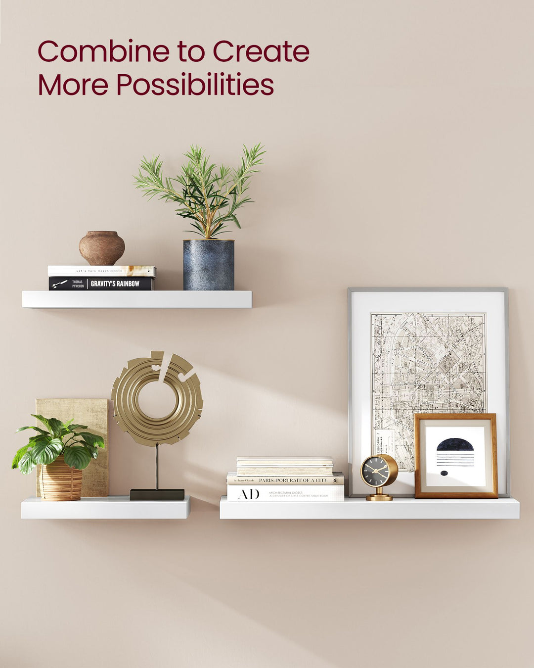 Floating Wall Shelf 20 x 80 x 3.8 cm
