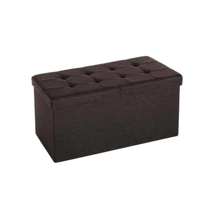 Large Brown Storage Ottoman