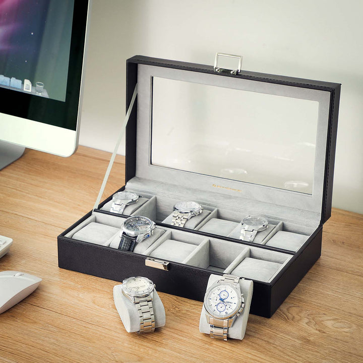 Large Compartments Watch Box