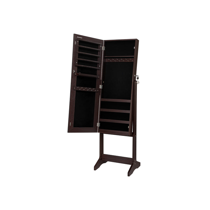 Large Mirror Jewelry Armoire