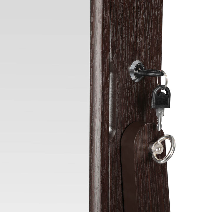 Large Mirror Jewelry Armoire