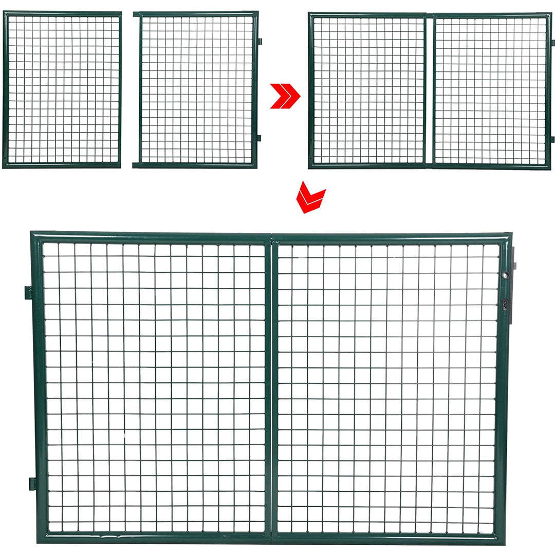 Lockable Metal Garden Gate