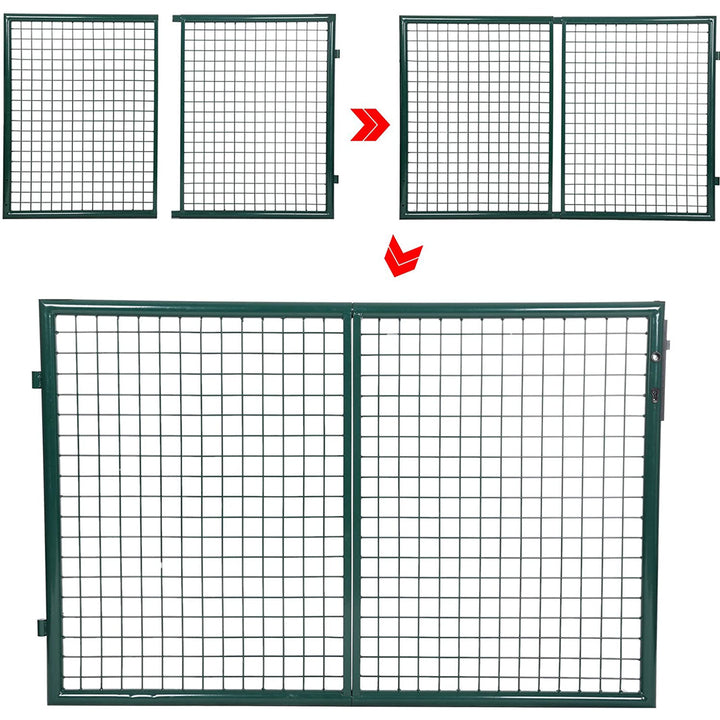 Lockable Metal Garden Gate