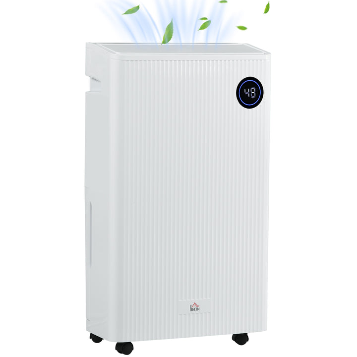 5500mL Portable Dehumidifier with Air Purifier, UVC, Ioniser, 24H Timer, 5 Modes, 16L/Day, for Home Laundry, White