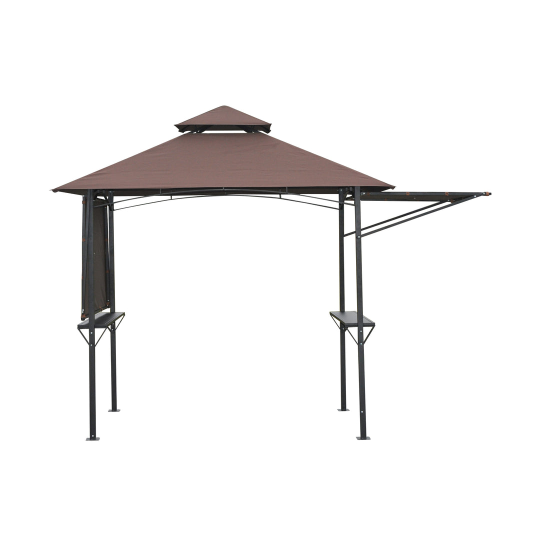 250L x 150W cm Waterproof Canopy Awing-Coffee