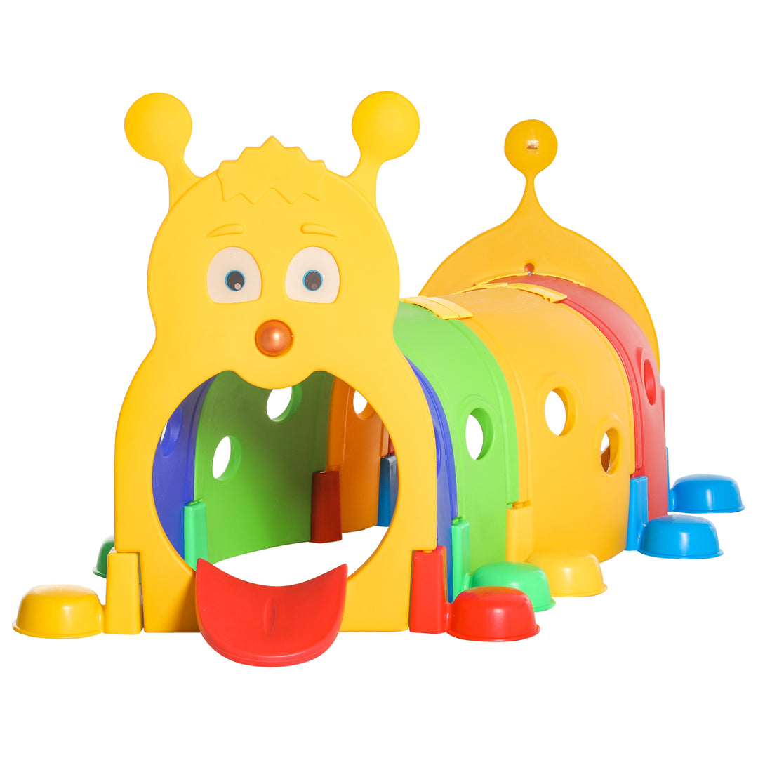 Play Tunnel, Caterpillar Tunnel for Kids Climb, Toddler Play Structure for Ages 3-6 Years, Indoor, Outdoor, Multi-coloured