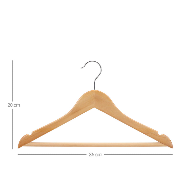 Maple Wood Clothers Hangers