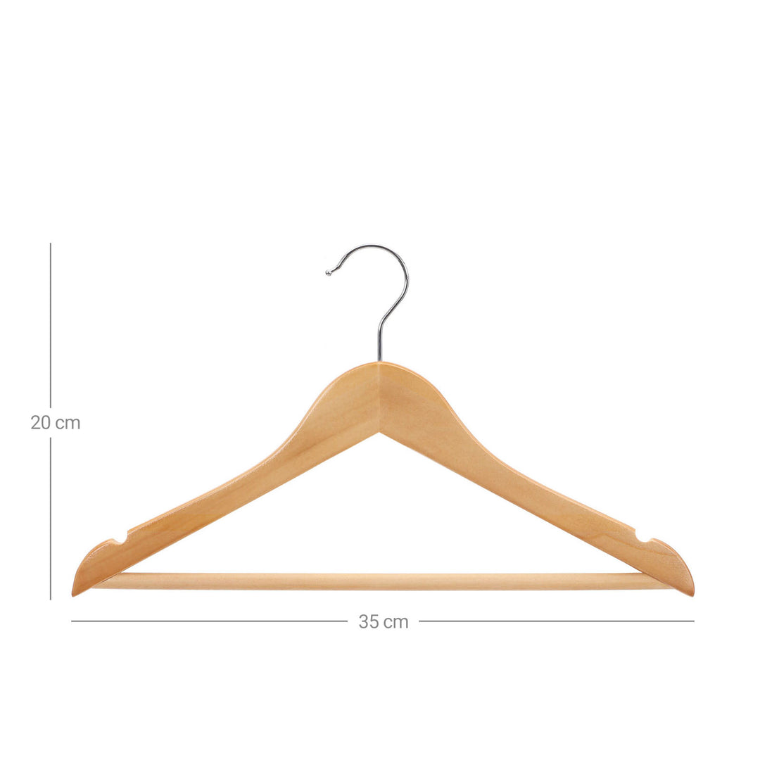 Maple Wood Clothers Hangers