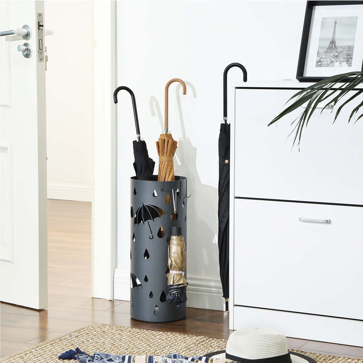 Matte Gray Umbrella Stand