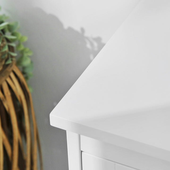 Bathroom Floor Cabinet Matte White