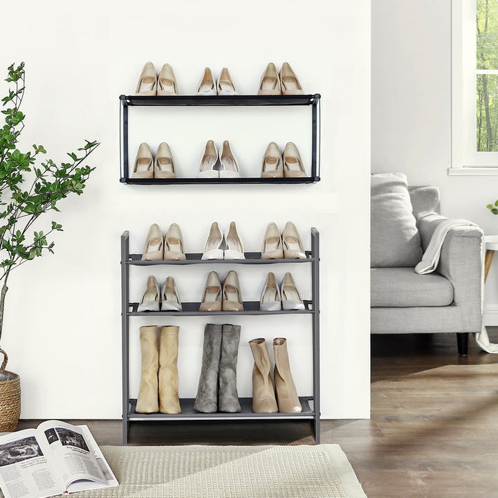 Metal Frame Shoe Shelf