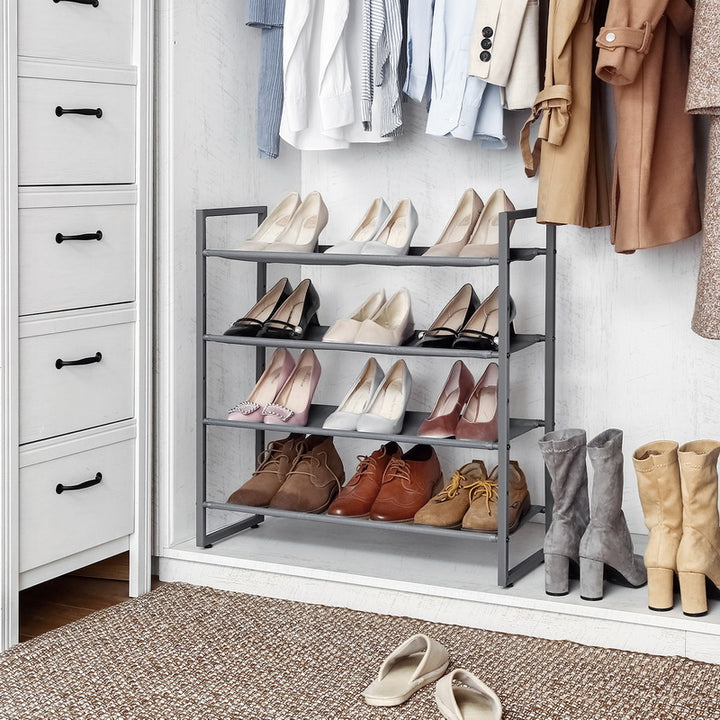 Metal Frame Shoe Shelf