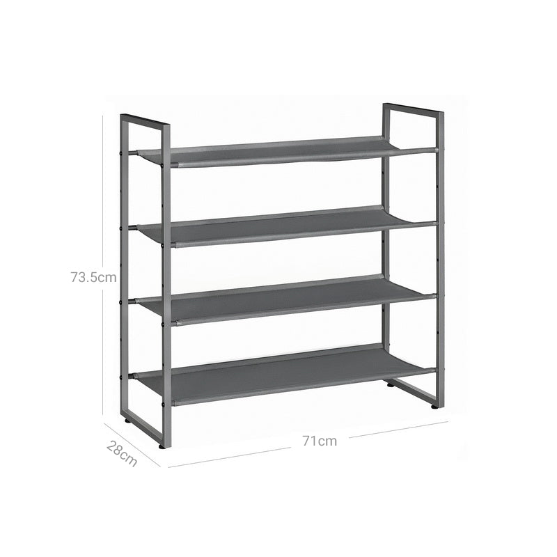 Metal Frame Shoe Shelf