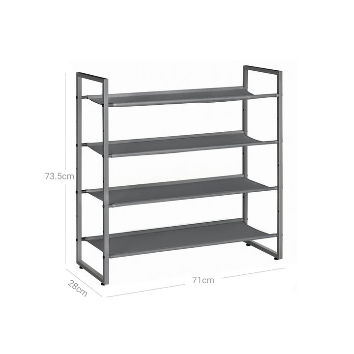 Metal Frame Shoe Shelf