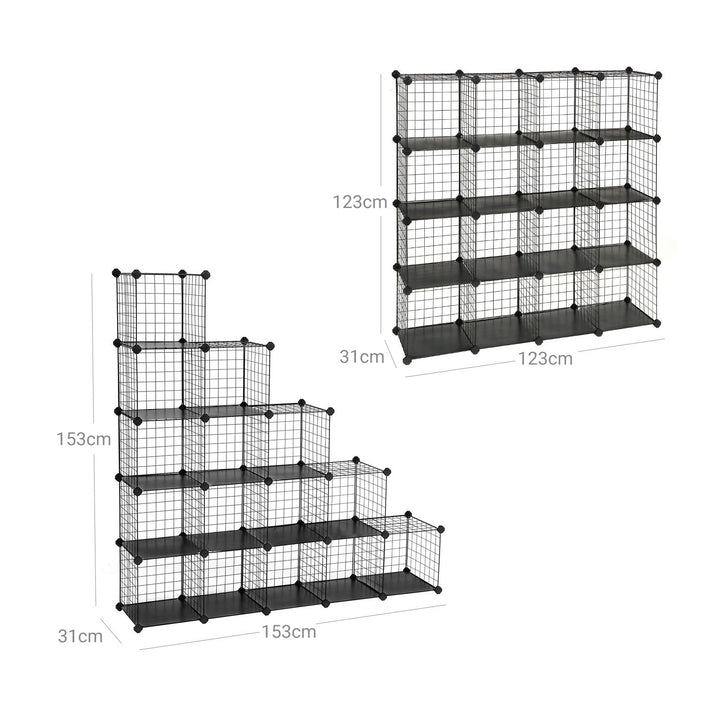 Metal Wire Cube Organizer