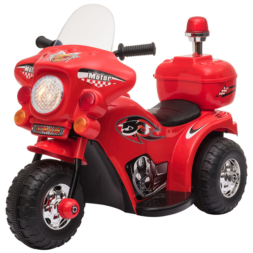Kids 6V Electric Ride On Motorcycle Toy for 18 - 36 Months Red