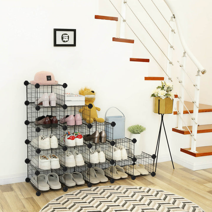 Modular Cube Shoe Organizer