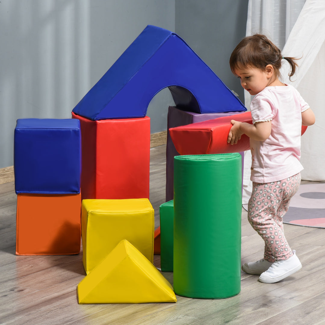 Soft Play Kids Climb and Crawl Toy, Foam Building and Stacking Blocks