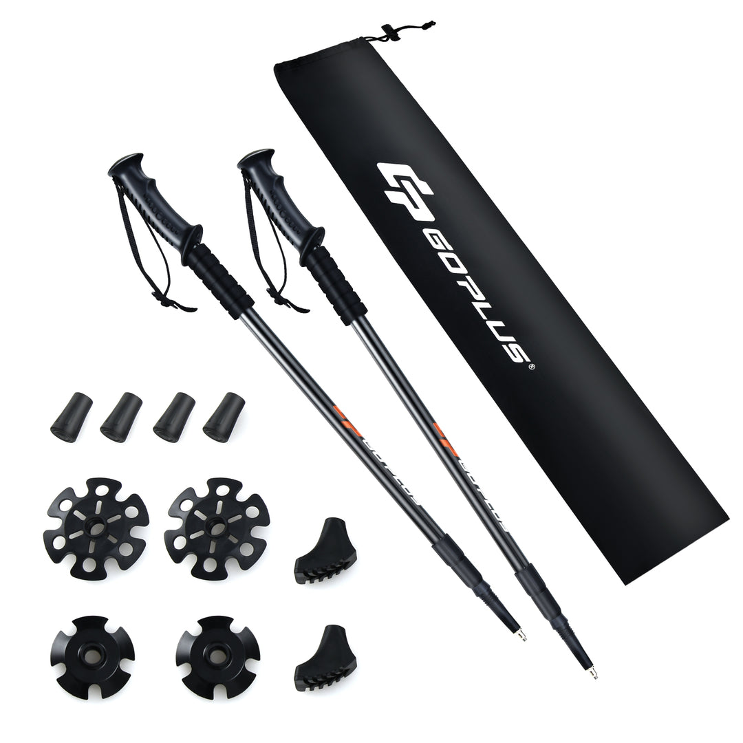 Telescopic Trekking Poles with Quick Lock System for Backpacking