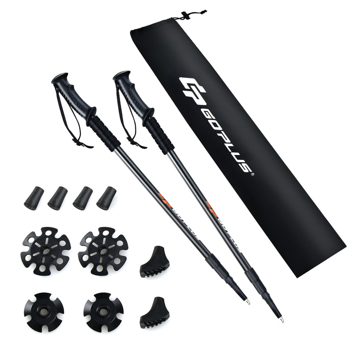 Telescopic Trekking Poles with Quick Lock System for Backpacking