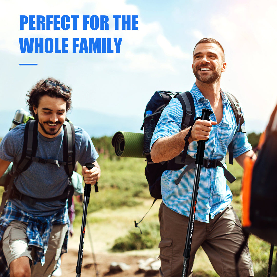 Telescopic Trekking Poles with Quick Lock System for Backpacking