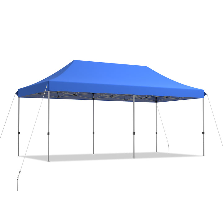 Pop Up Gazebo with Wheeled Storage Bag- Blue