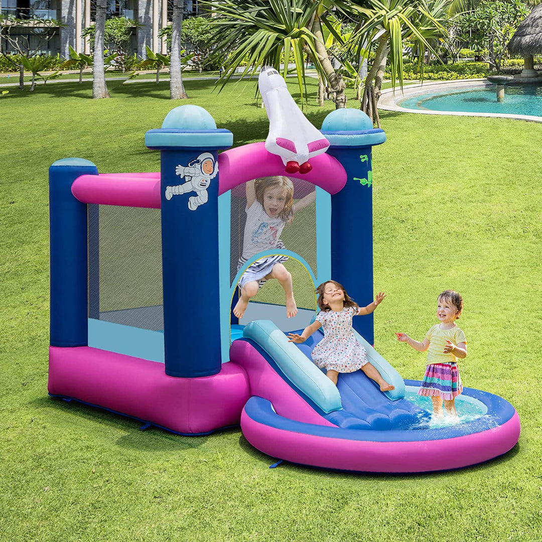Inflatable Bounce House with 480W Blower and Carrying Bag