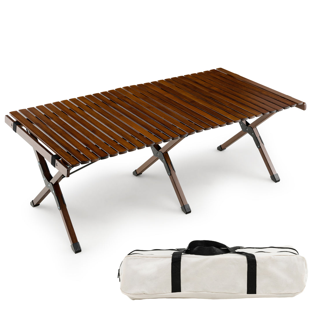 Folding Camping Table with Carry Bag for BBQ-Coffee