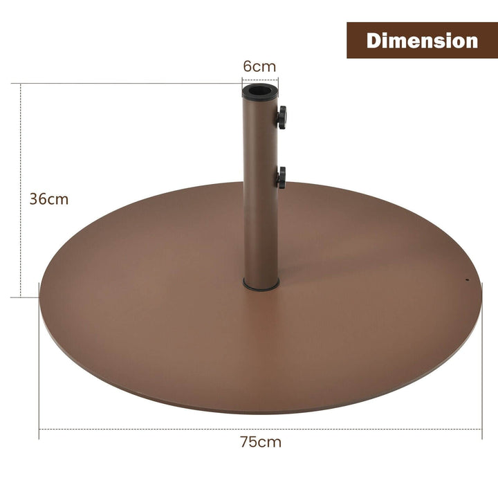 75 cm Round Outdoor Umbrella Base