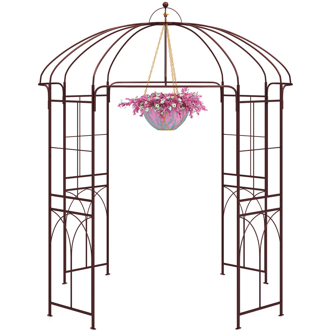 Metal Birdcage Shape Garden Arch- Bronze