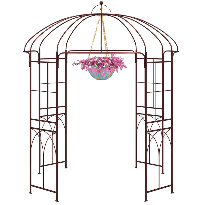 Metal Birdcage Shape Garden Arch- Bronze