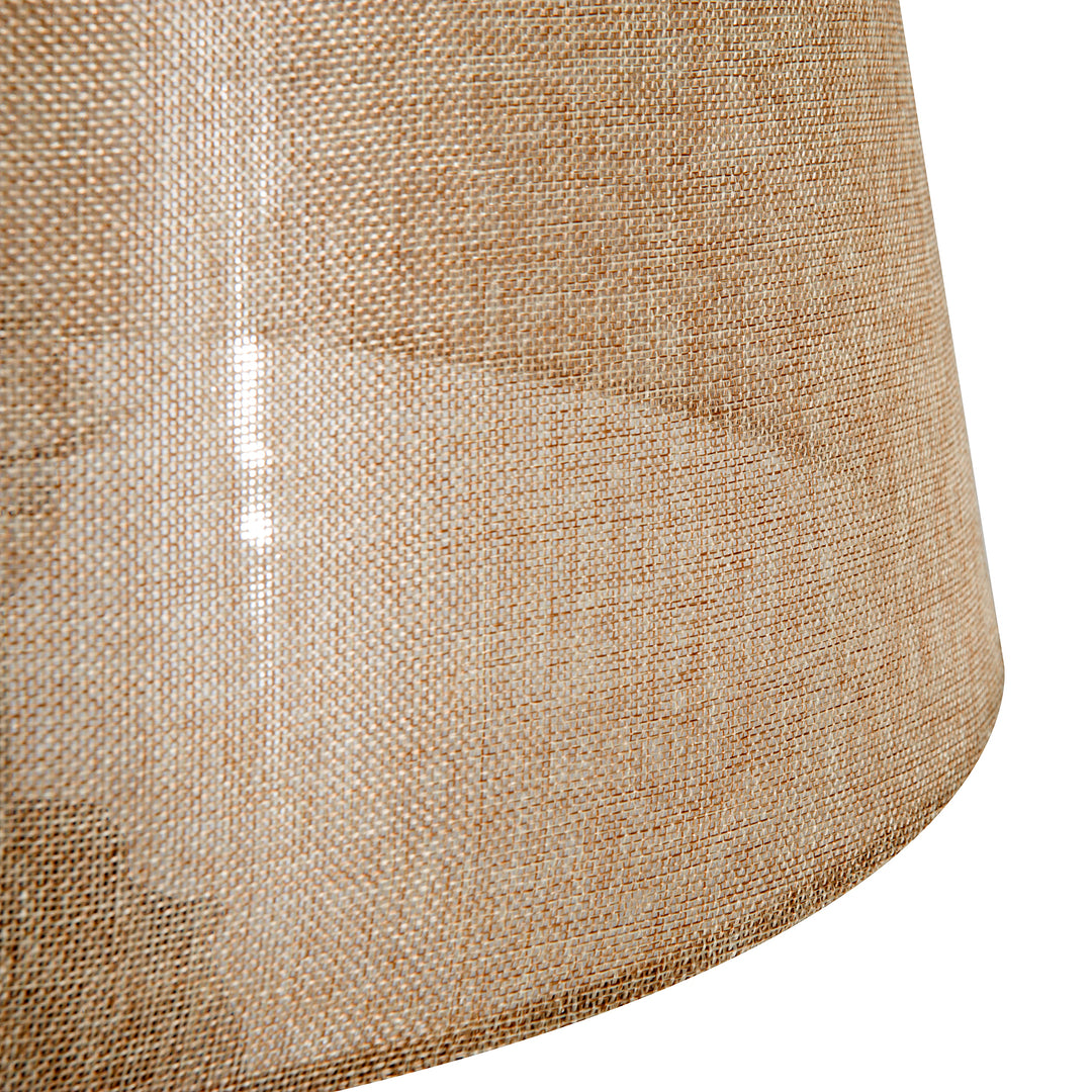 Tripod Floor Lamp Wooden Adjustable Modern Illumination Design E27 Bulb Compatible (Cream Shade) 99-143H