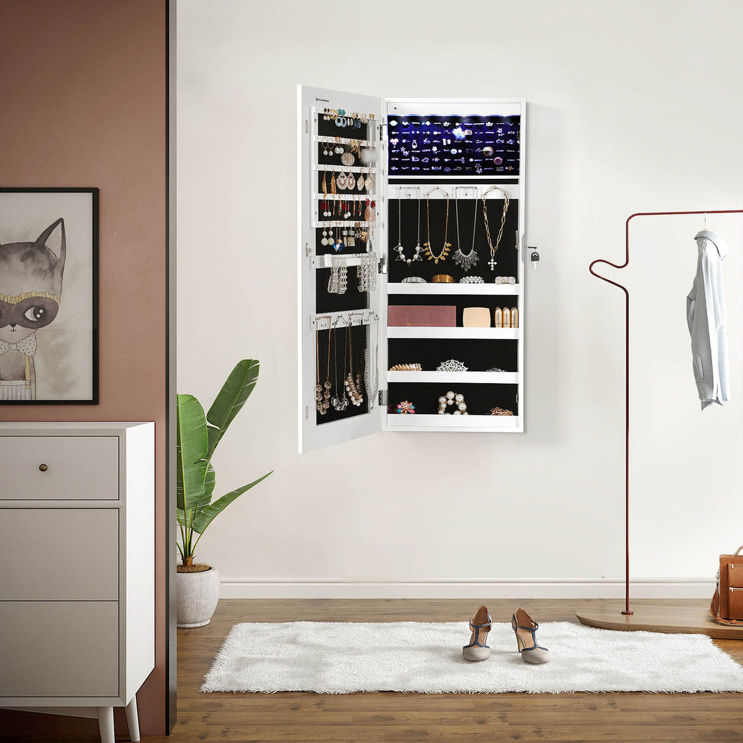 Narrow Edge Jewelry Armoire