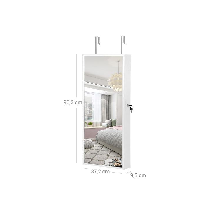 Narrow Edge Jewelry Armoire
