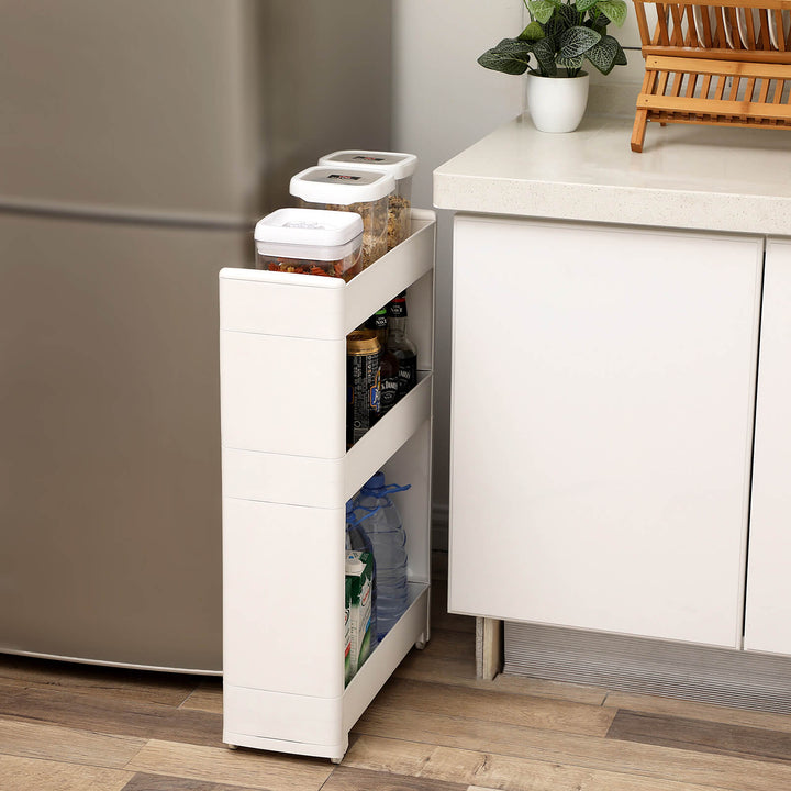 Narrow Storage Rolling Trolley