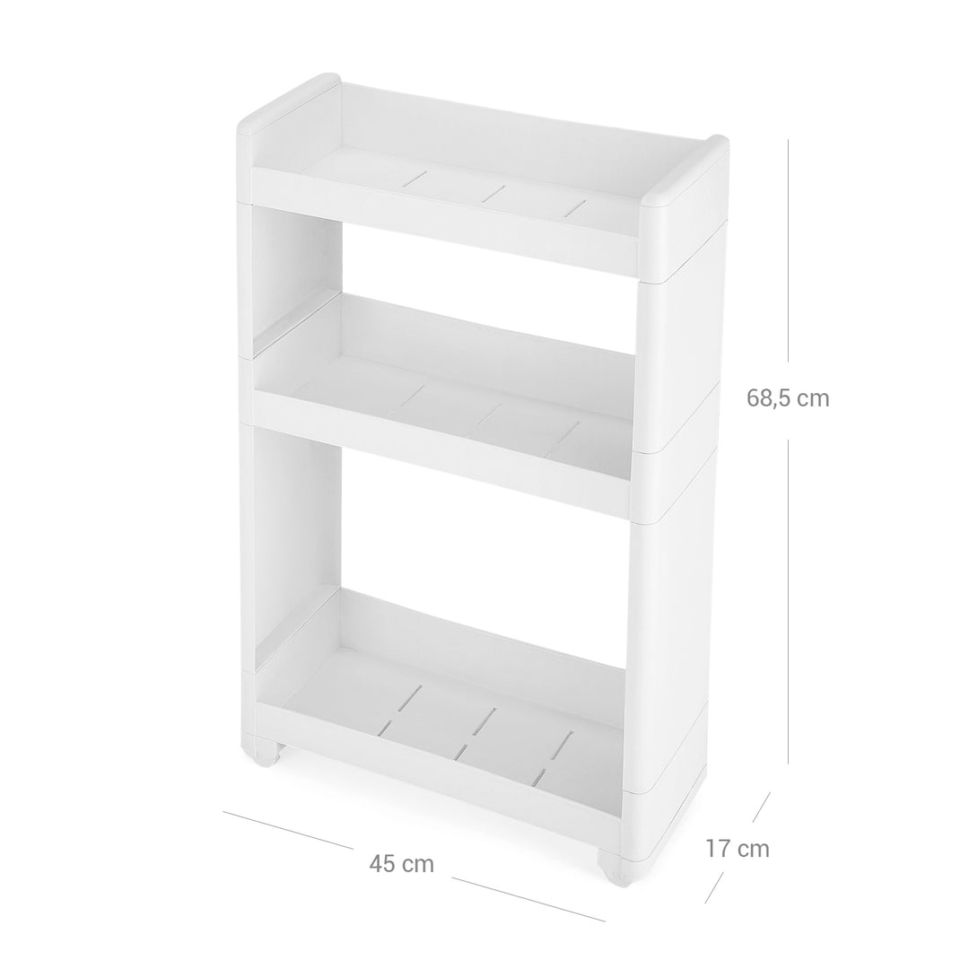 Narrow Storage Rolling Trolley