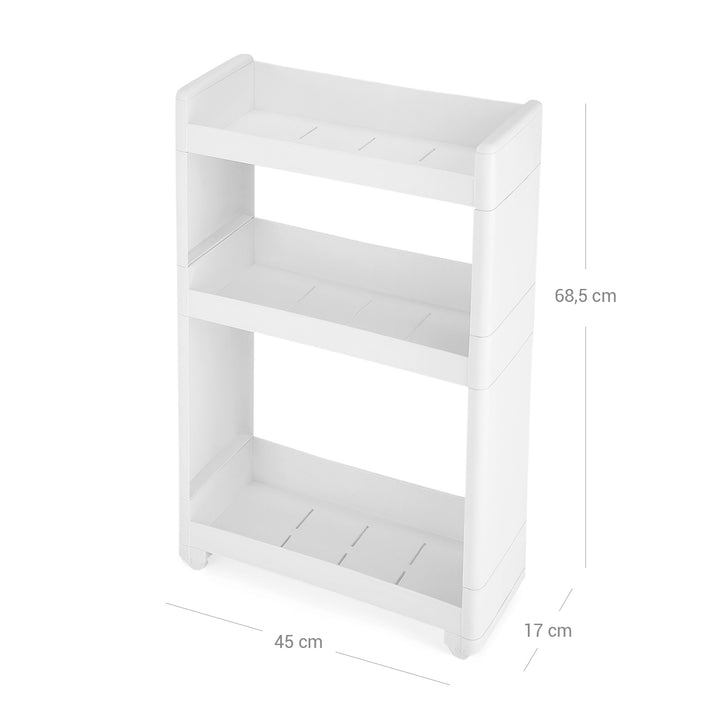 Narrow Storage Rolling Trolley