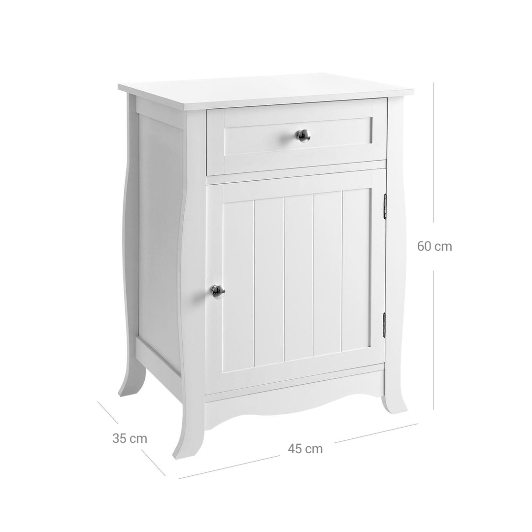 Nightstand with Storage Cabinet