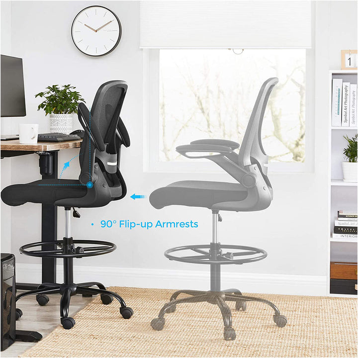 Office Drafting Chair with Footrest