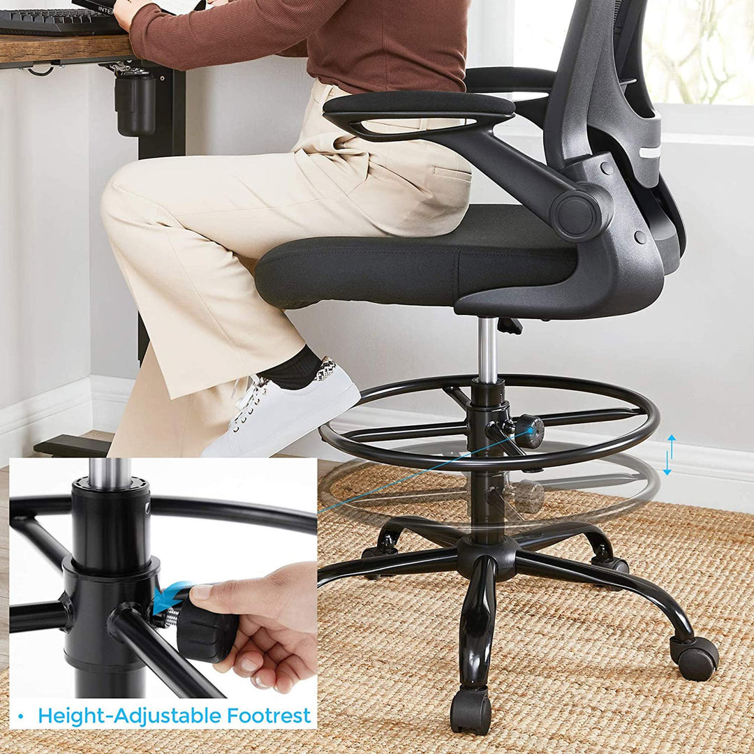 Office Drafting Chair with Footrest