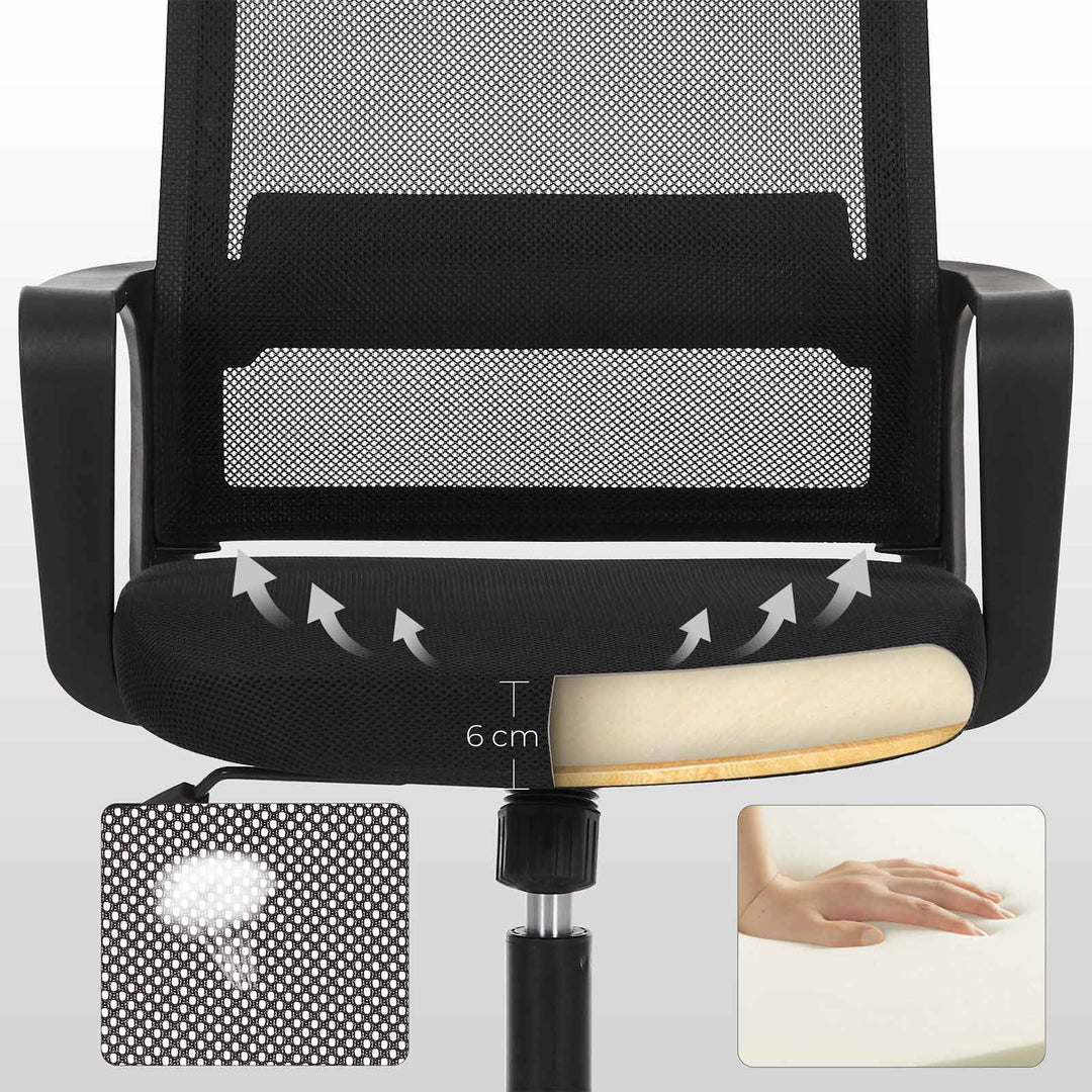 Breathable Mesh Seat and Backrest
