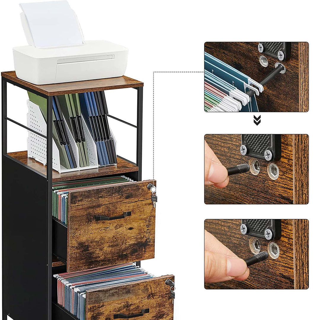 Filing Cabinet with 2 Drawers