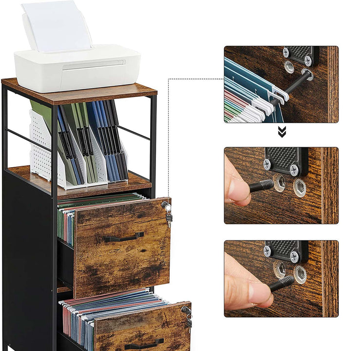 Filing Cabinet with 2 Drawers