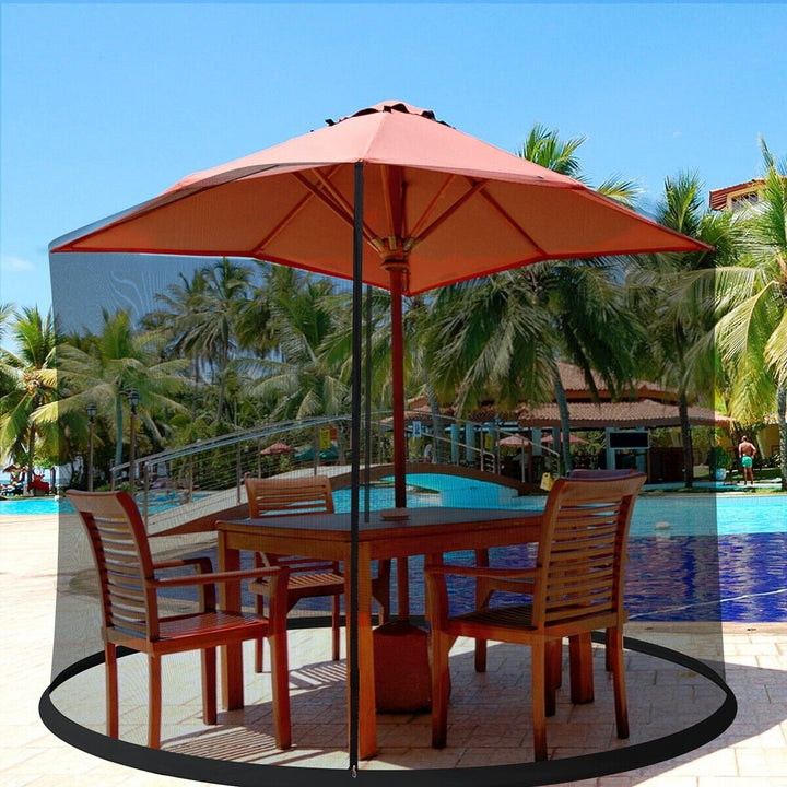 2.7M-3M(9FT-10FT) Patio Umbrella Mosquito Netting for Outdoor