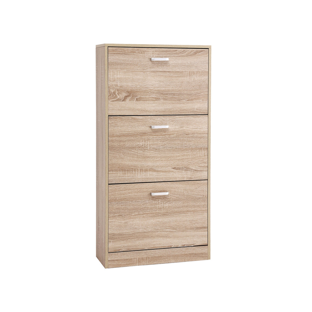 Oak Colour Shoe Cabinet