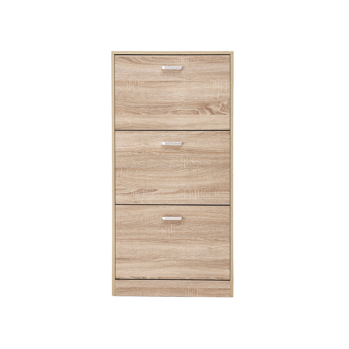 Oak Colour Shoe Cabinet