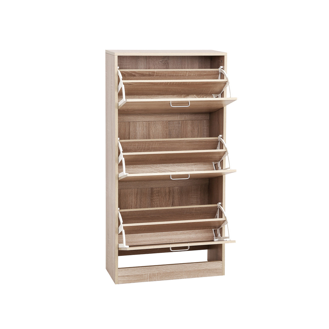 Oak Colour Shoe Cabinet