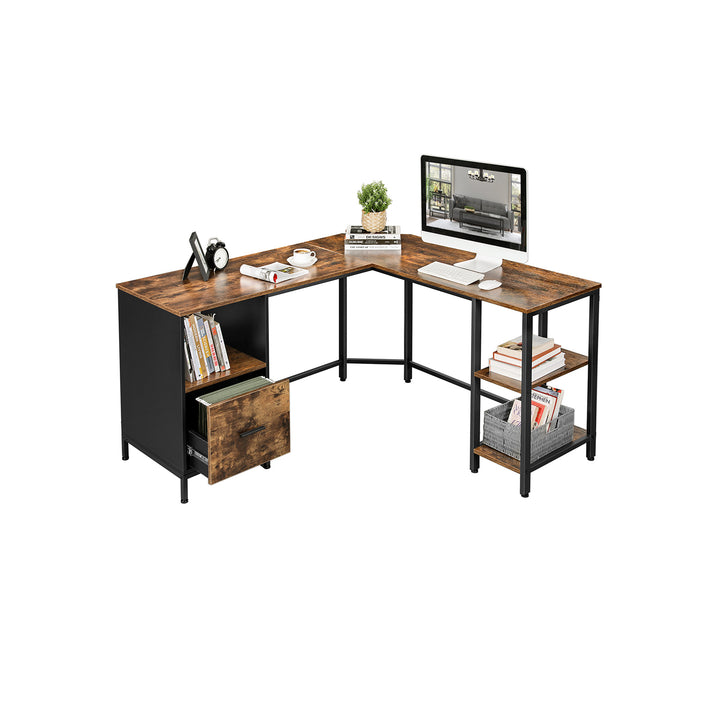 Office Desk with Cupboard